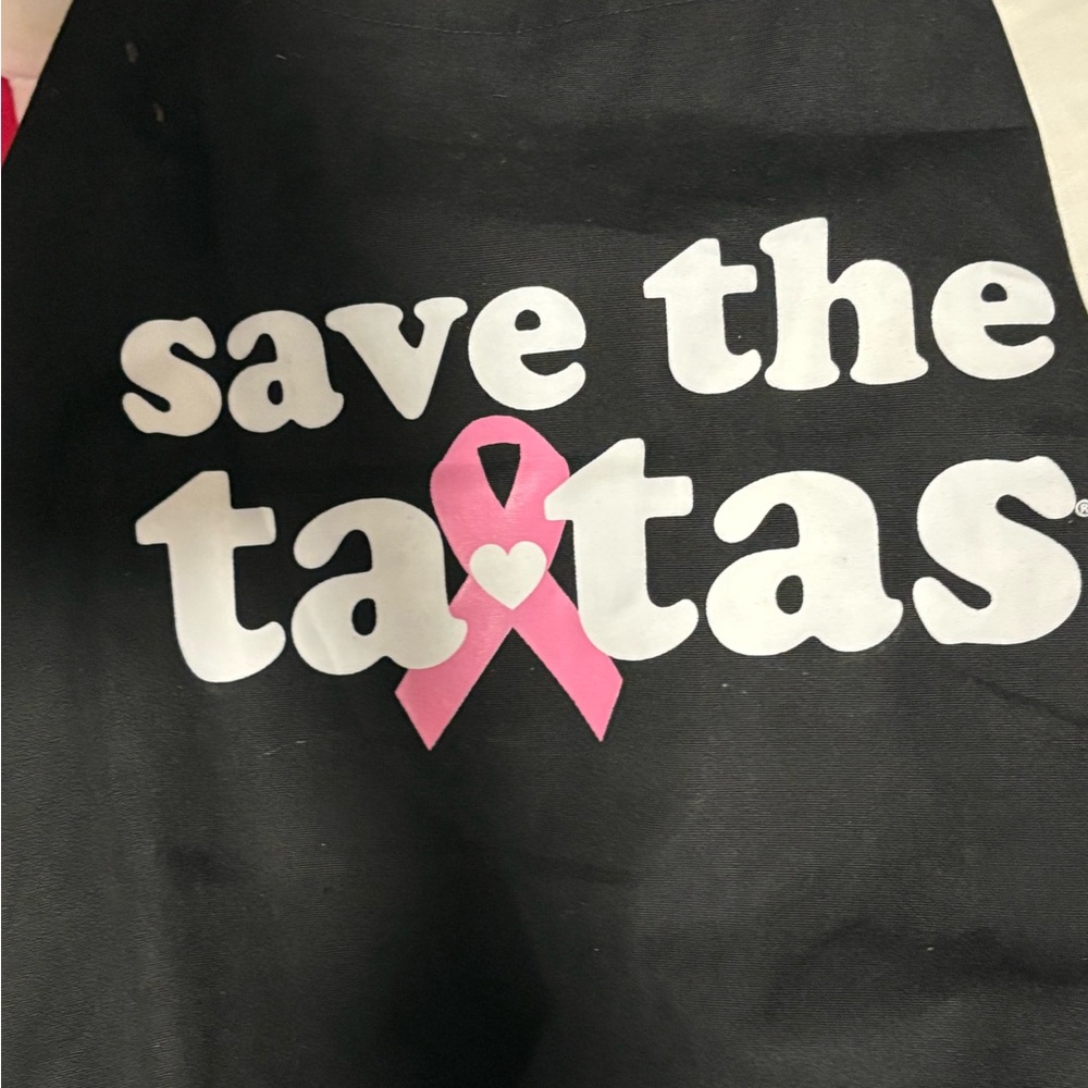 Save the Tatas Black Tote Bag